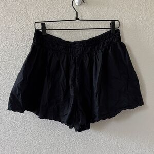 ZARA Black Oversized Flowy Shorts size Large